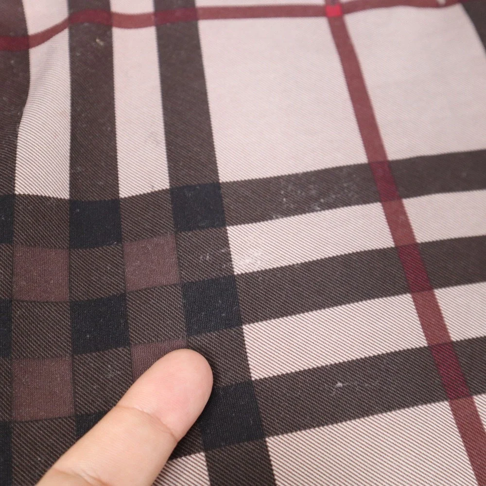 Burberry‎ London Plaid Sheer Mesh Bodycon Dress Short Sleeve Women XL - Picture 8 of 8